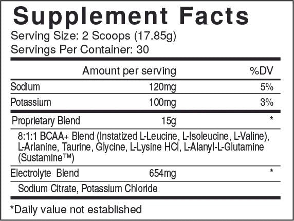 BCAA Supreme  535g Raspberry Lemonade by USPLabs