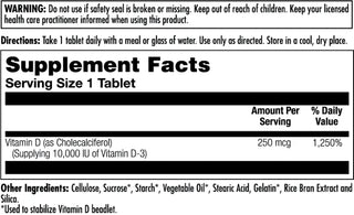 Ultra D3  120ct 250mcg by Kal