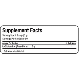 Glutamine 80 servings/400 g - by Prime Nutrition