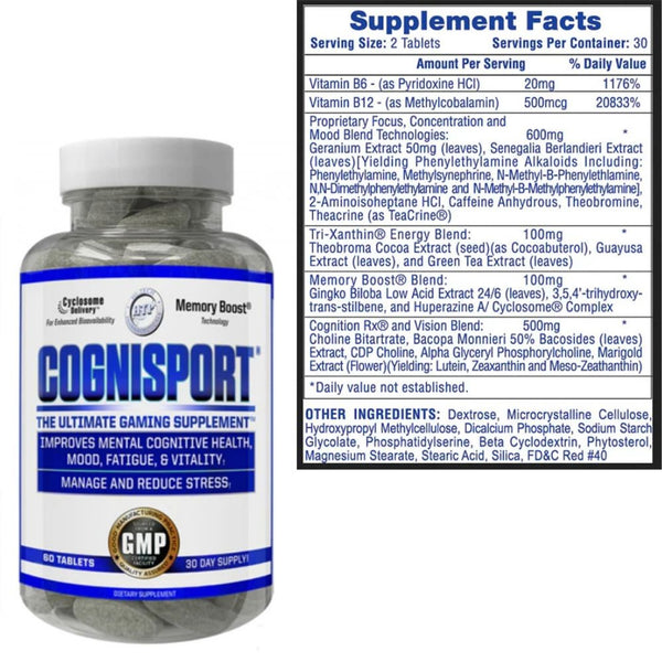 Cognisport 60 capsules - by Hi-Tech Pharma