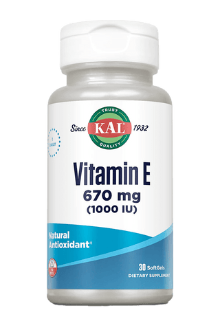 Vitamin E SoftGels 1000 IU (670 mg) 30ct by KAL