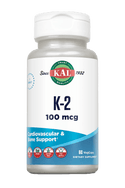 Vitamin K-2 VegCaps 100 mcg 60ct by KAL