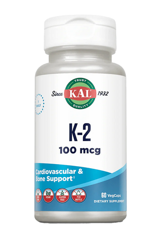 Vit K2  60ct 100mcg veg cap by Kal