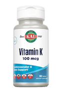 Vitamin K Tablets 100 mcg 100ct by KAL