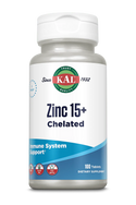 Zinc 15+ Chelated  100ct by Kal