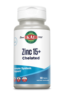 Zinc 15+ Chelated  100ct by Kal