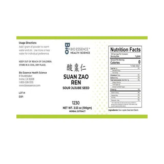 Bio Essence Suan Zao Ren - Granules 100g