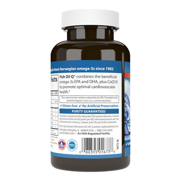 Fish Oil Q 60 softgels - Carlson Labs