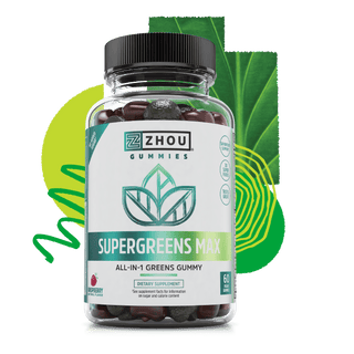 Supergreens Max Gummies by Zhou Nutrition