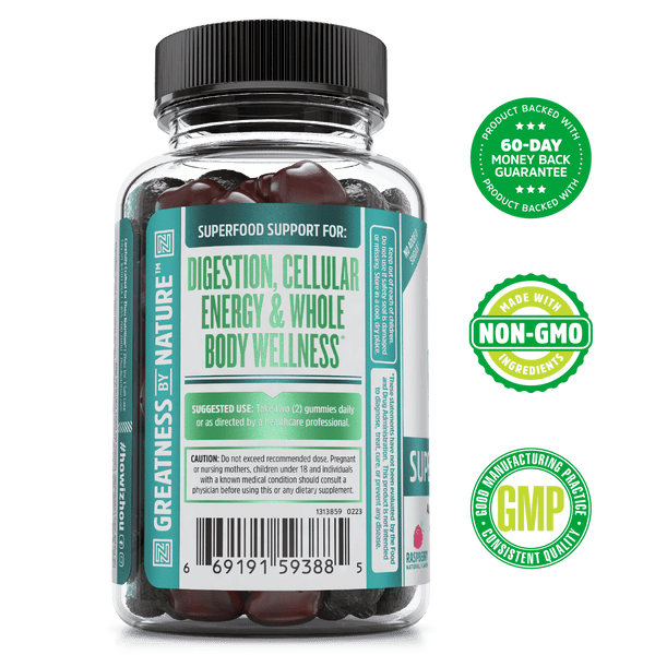 Supergreens Max Gummies by Zhou Nutrition