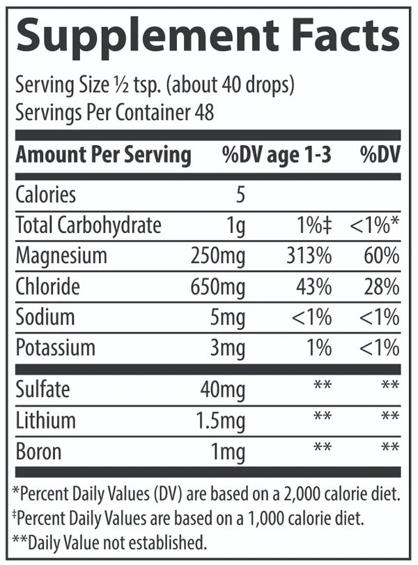 Concentrace Trace Mineral Drops - Glass 4 ounces - Trace Minerals Research