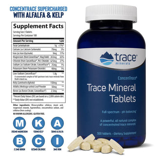 Trace Mineral Tablets 300 tablets - Trace Minerals Research