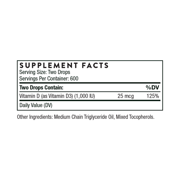 Vitamin D Liquid - Thorne