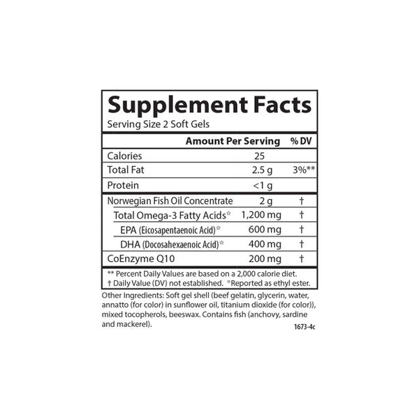 Fish Oil Q 60 softgels - Carlson Labs