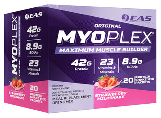 Myoplex Box  20 - 78g packets Strawberry Milkshake by EAS