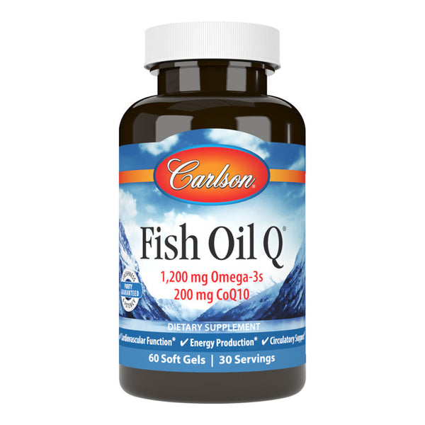 Fish Oil Q 60 softgels - Carlson Labs