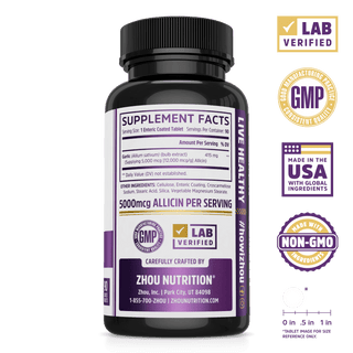 Garlic with Allicin by Zhou Nutrition