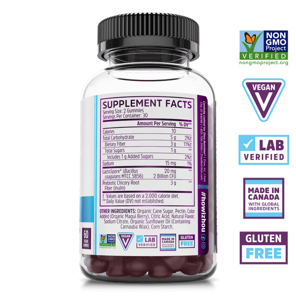 Gut Guru Gummies by Zhou Nutrition