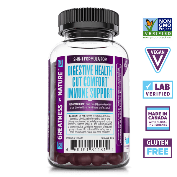 Gut Guru Gummies by Zhou Nutrition