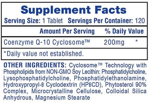 CoQ10 100mg 120 tablets - by Hi-Tech Pharma