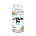 BioCitrate Zink 60stk 25mg veg cap by Solaray