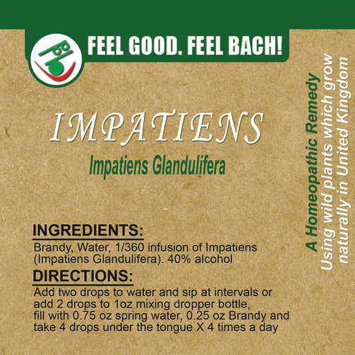 Impatiens - Bach Flower Remedies