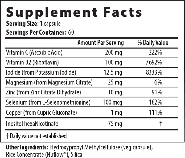 Iodine Px - 60 Vegi-Capsules (Restorative Formulations)