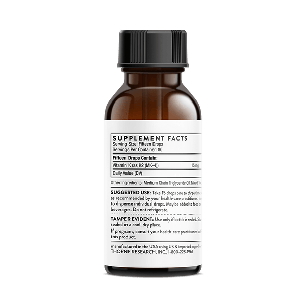 Vitamin K2 - 1 FL OZ (Thorne)