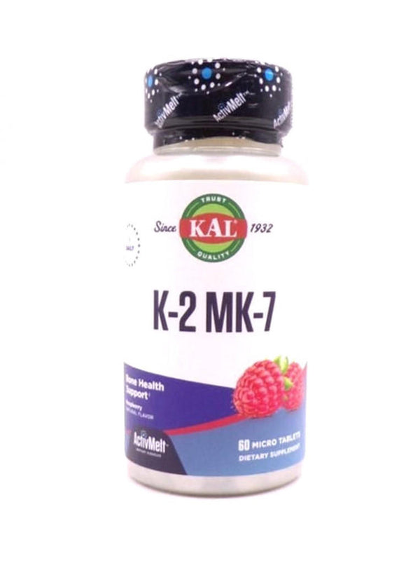 K-2 MK-7  60ct  lozenge Raspberry by Kal