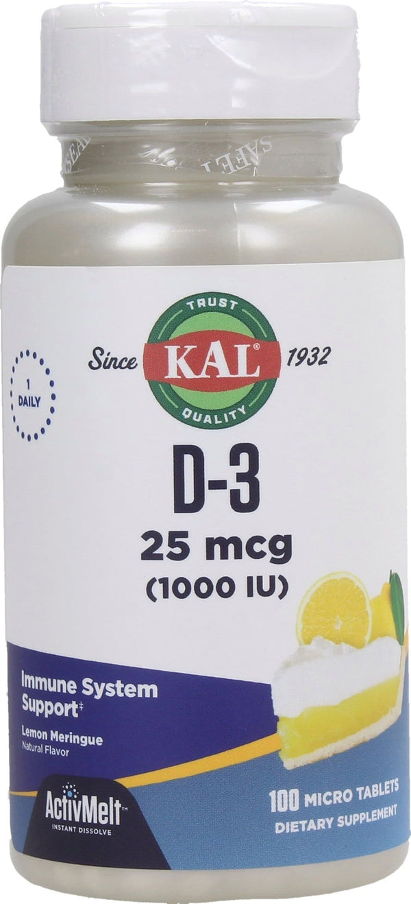 D-3 1000 IU ActivMelt-CP  12x  lozenge by Kal