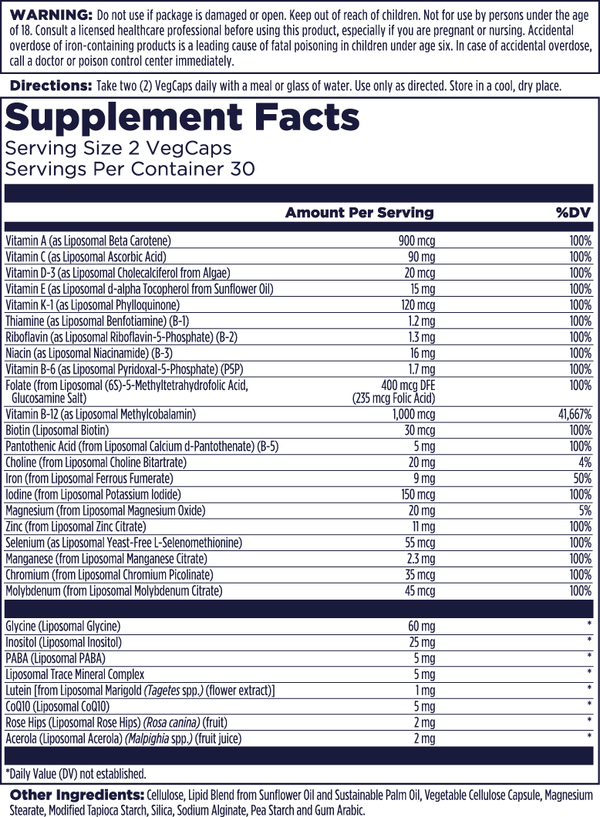 Liposomal Multivitamin  by KAL