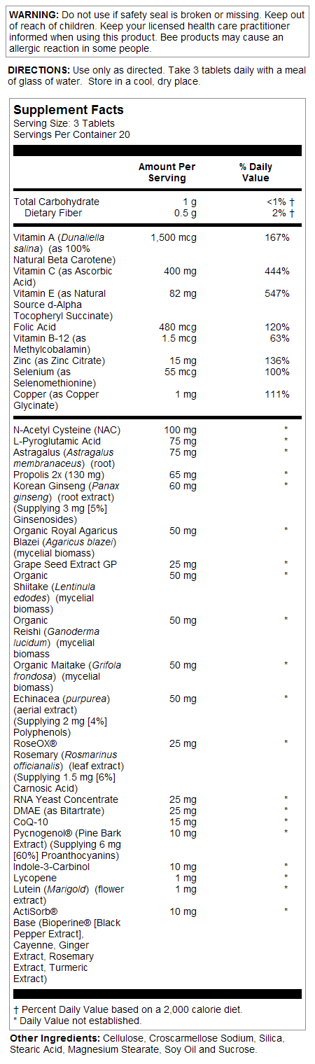 Cell Defense Clinical Lifestyles Tablets 60ct by KAL