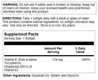 Vit E  90ct 134mg by Kal