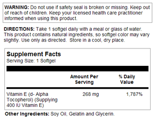 Vit E  90ct 268mg by Kal