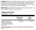 Methyl Folate  90ct 800mcg by Kal