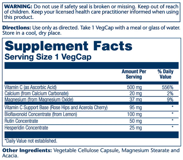 Bio-Plex Buffered C 60ct 500mg veg cap by Solaray