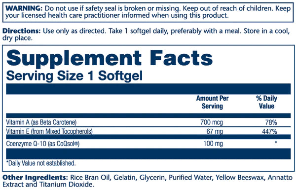 Bio CoQ-10 ENAB 60ct 100mg by Solaray