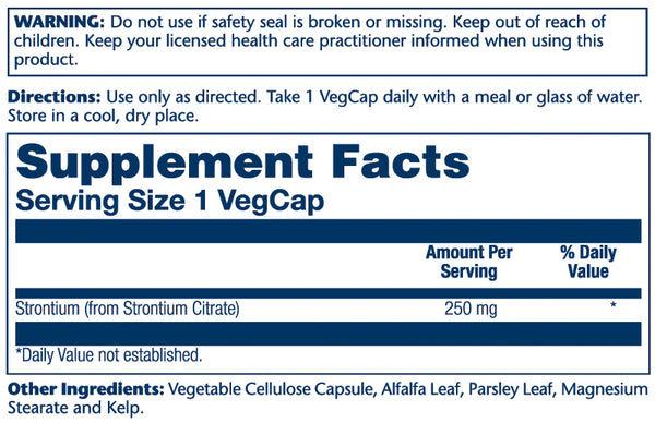 BioCitrate Strontium-CP 12x veg cap by Solaray