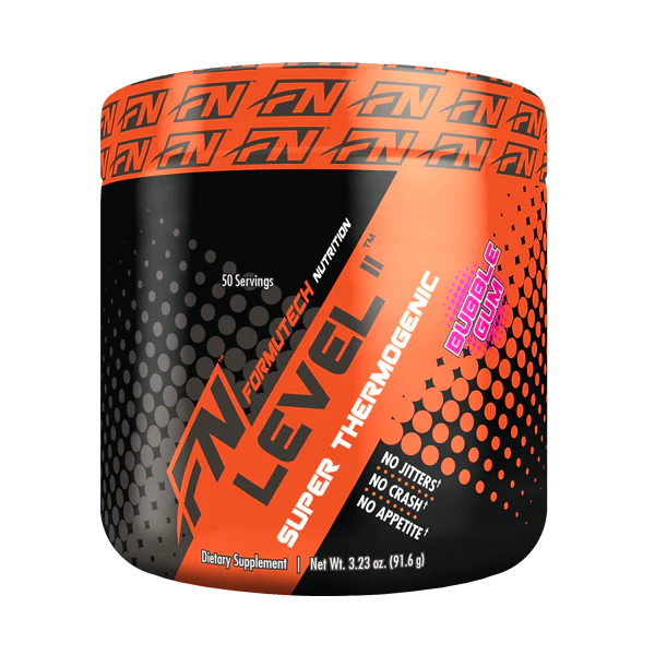 LEVEL II™ - Super Thermo Powder 91.6g Bubble Gum by Formutech Nutrition