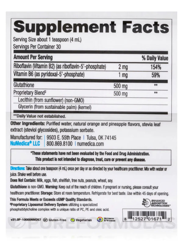 Liposomal Glutathione - NuMedica