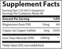 Liquid Ionic Copper 3mg - 2 FL OZ (Trace Minerals Research)