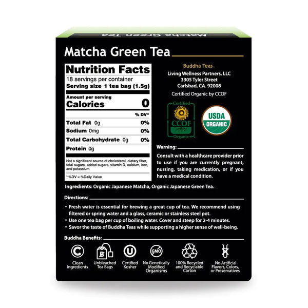 Matcha Green Tea - Buddha Teas