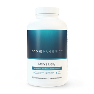 Men's Daily Multivitamin (Formerly Men's Longevity Essentials Plus) - 180 Vegetarian Capsules (ecoNugenics)