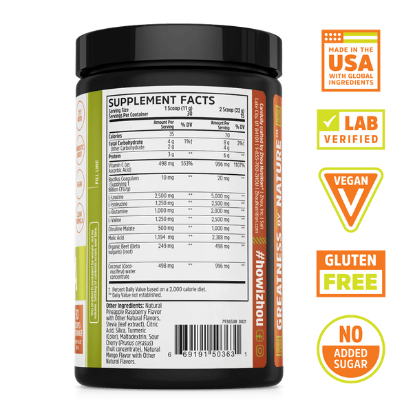 Muscle BCAA by Zhou Nutrition