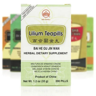 Mayway Min Shan Bai He Gu Jin Wan - 200 Teapills