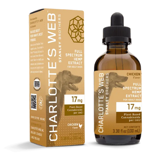 Charlotte's Web Full Spectrum Extract for Dogs 17 mg - 100mL Chicken