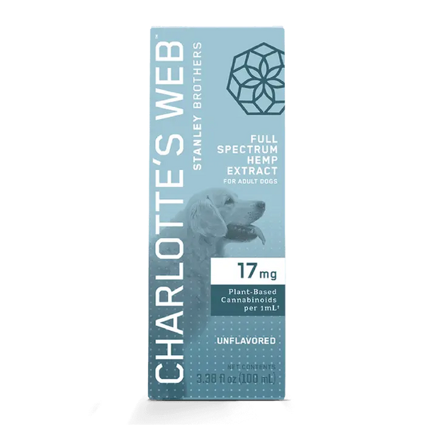 Charlotte's Web Full Spectrum Extract for Dogs 17 mg - 100mL Unflavored