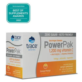 Electrolyte Stamina PowerPak - Orange Mango (Trace Minerals)