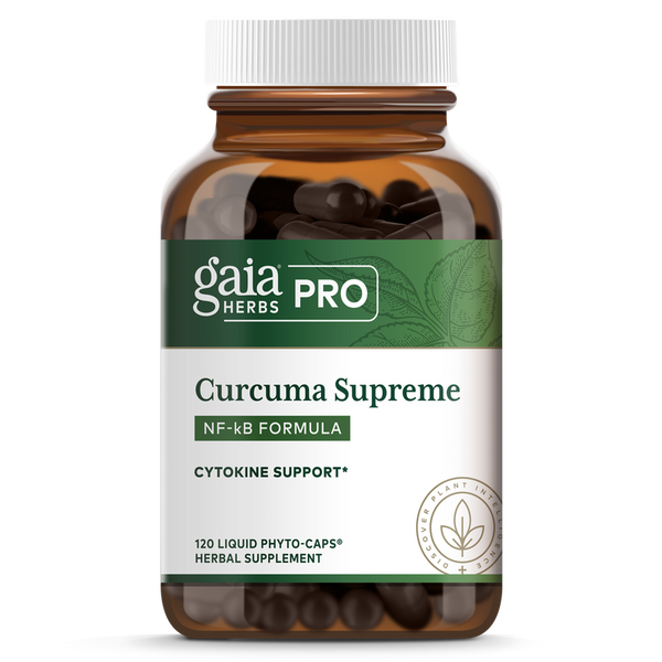 Curcuma Supreme NF-kB Formula (formerly Curcuma NF-kB: Turmeric Supreme) 120 caps - Gaia Herbs Professional Solutions