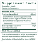 Curcuma Supreme NF-kB Formula (formerly Curcuma NF-kB: Turmeric Supreme) 120 caps - Gaia Herbs Professional Solutions